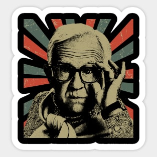 Leslie Jordan || Vintage Art Design || Well Shit 2020 Sticker